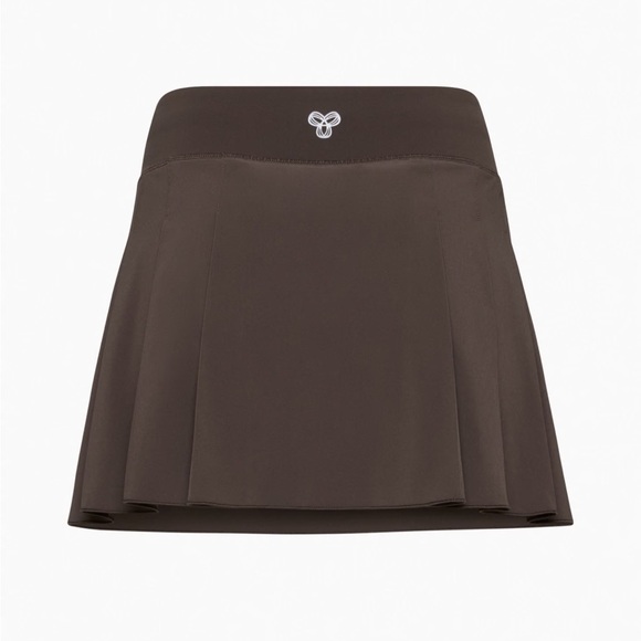 NEW TnAction move serve micro skirt in rich mocha brown - Picture 6 of 8